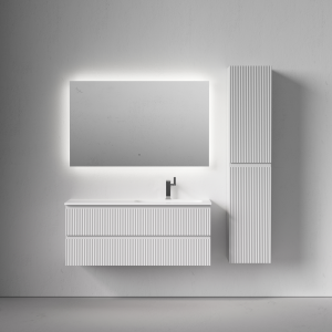 Тумба подвесная под раковину Sancos Snob R SNR120RW правая 120 см Bianco