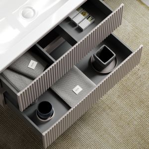 Подвесная тумба под раковину Sancos Snob R SNR120SM 120см Doha Soft