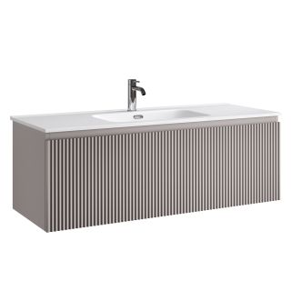 Тумба подвесная Sancos Сноб Р 1.0 (Snob R 1.0) SNR1.0120SM 120 см пыльная роза