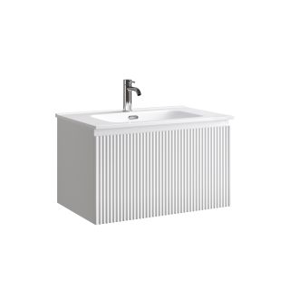 Тумба подвесная Sancos Сноб Р 1.0 (Snob R 1.0) SNR1.070W 70 см белый матовый