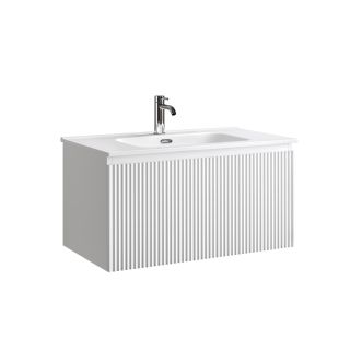 Тумба подвесная Sancos Сноб Р 1.0 (Snob R 1.0) SNR1.080W 80 см белый матовый