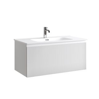 Тумба подвесная Sancos Сноб Р 1.0 (Snob R 1.0) SNR1.090W 90 см белый матовый
