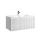 Тумба подвесная Sancos Сноб Р 1.0 (Snob R 1.0) SNR1.090W 90 см белый матовый