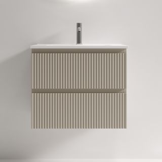 Тумба подвесная Sancos Сноб Р 390 (Snob R 390) SNR60/39CE 60 см бежевый матовый