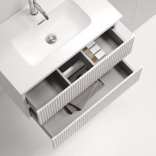 Тумба подвесная Sancos Сноб Р 390 (Snob R 390) SNR70/39W 70 см белый матовый