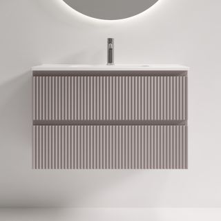 Тумба подвесная Sancos Сноб Р 390 (Snob R 390) SNR80/39SM 80 см пыльная роза
