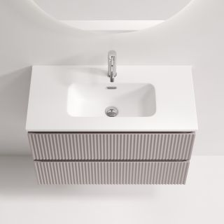 Тумба подвесная Sancos Сноб Р 390 (Snob R 390) SNR80/39SM 80 см пыльная роза