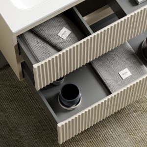 Подвесная тумба под раковину Sancos Snob R SNR80CE 80см Beige Soft