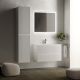 Подвесная тумба под раковину Sancos Snob R SNR80W 80см Bianco