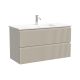 Тумба подвесная Sancos Сноб Р 390 (Snob R 390) SNR90/39CE 90 см бежевый матовый