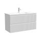 Тумба подвесная Sancos Сноб Р 390 (Snob R 390) SNR90/39W 90 см белый матовый