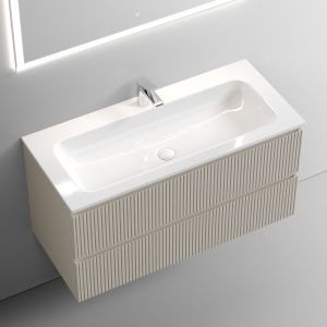 Подвесная тумба под раковину Sancos Snob T SNT100CE 100см Beige Soft
