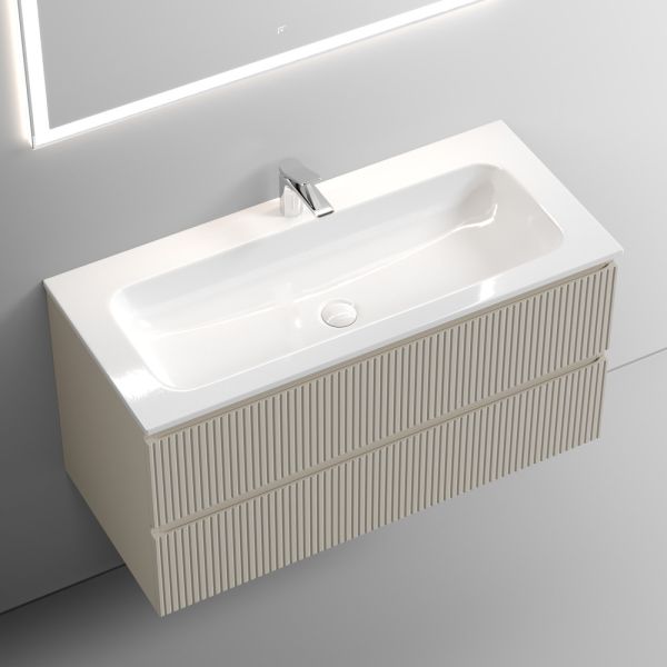 Подвесная тумба под раковину Sancos Snob T SNT100CE 100см Beige Soft