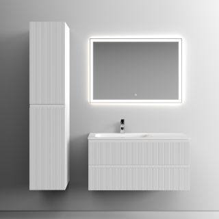 Подвесная тумба под раковину Sancos Snob T SNT100LW левая 100см Bianco