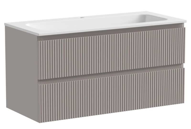 Подвесная тумба под раковину Sancos Snob T SNT100SM 100см Doha Soft