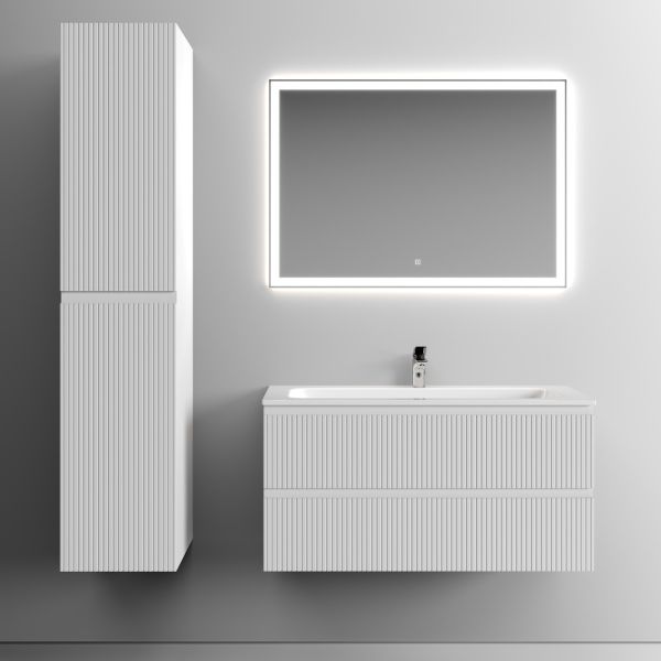 Подвесная тумба под раковину Sancos Snob T SNT100W 100см Bianco