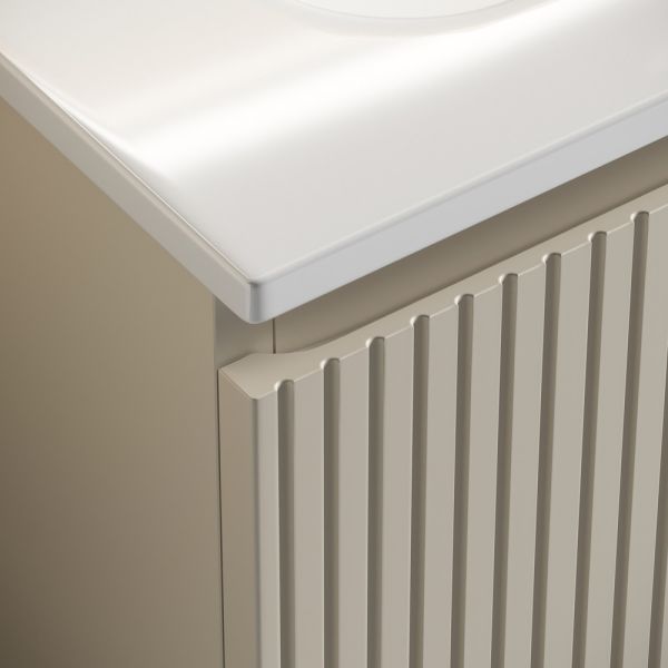 Подвесная тумба под раковину Sancos Snob T SNT80CE 80см Beige Soft