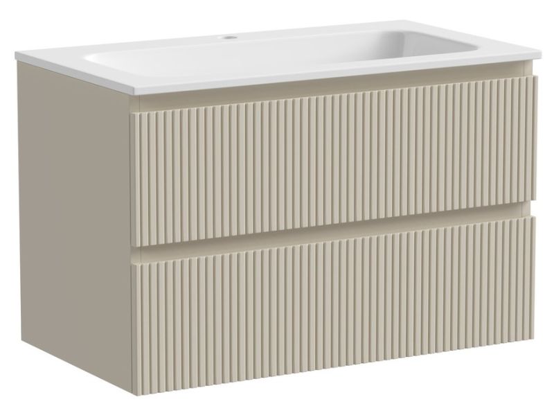 Подвесная тумба под раковину Sancos Snob T SNT80CE 80см Beige Soft