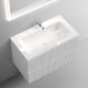 Подвесная тумба под раковину Sancos Snob T SNT80W 80см Bianco