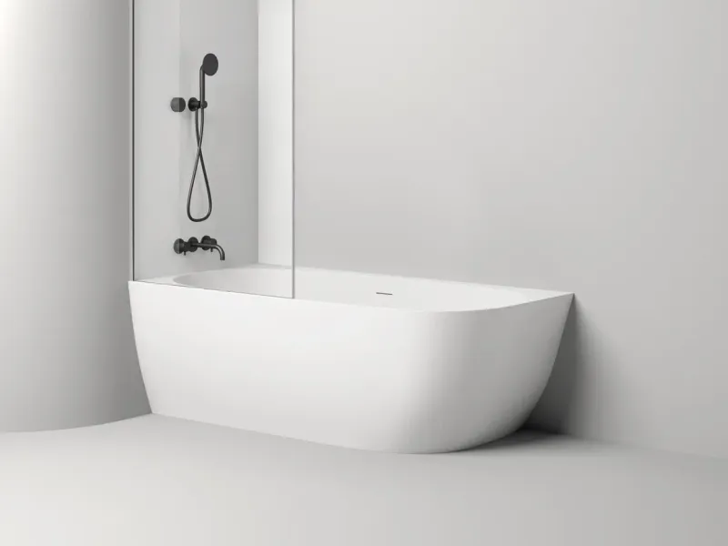 Ванна из искусственного камня Salini Sofia Corner L S-Stone 102525M 170x85см белый матовый