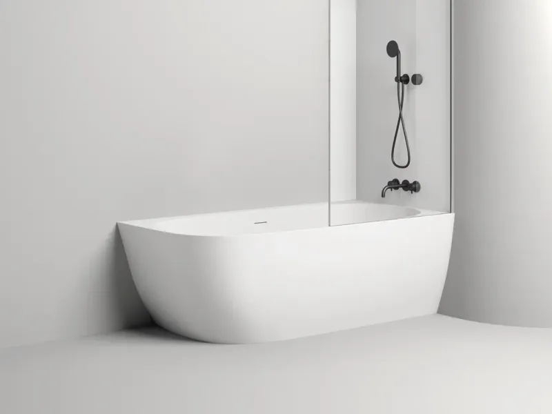 Ванна из искусственного камня Salini Sofia Corner R S-Sense 102514G 170x85см белый глянцевый