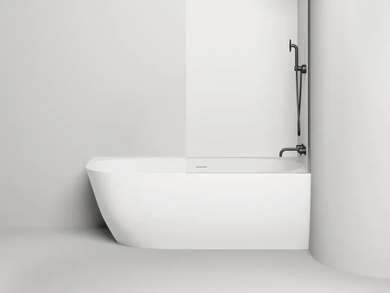 Ванна из искусственного камня Salini Sofia Corner R S-Sense 102514G 170x85см белый глянцевый