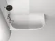 Ванна из искусственного камня Salini Sofia Corner L S-Sense 102515G 170x85см белый глянцевый