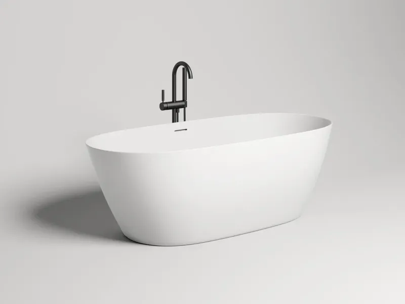 Ванна из искусственного камня Salini Sofia S-Sense 102511GRH 165x75см RAL снаружи