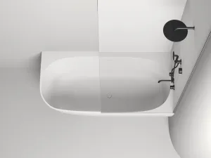 Ванна из искусственного камня Salini Sofia Corner R S-Sense 102514GRH 170x85см RAL снаружи
