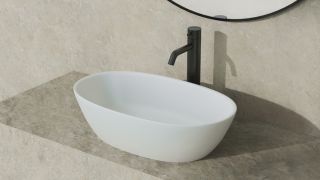 Накладная раковина Salini Sofia S-Stone 1101206SM 56см белый матовый