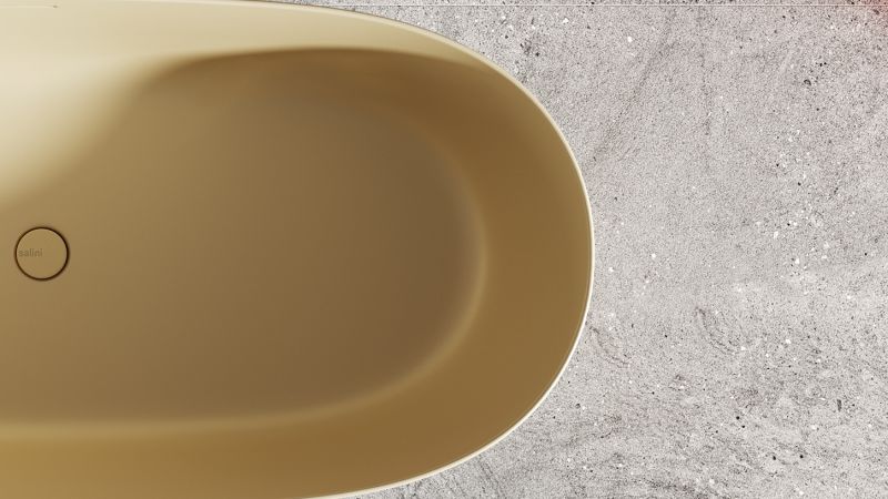 Ванна из искусственного камня Salini Sofia S-Stone 102526MRF 170x80см RAL полностью