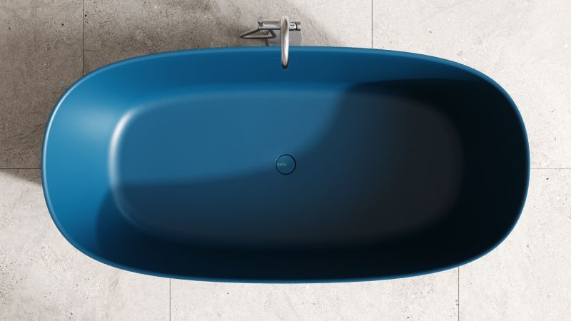 Ванна из искусственного камня Salini Sofia S-Sense 102519GRF 185x90см RAL полностью
