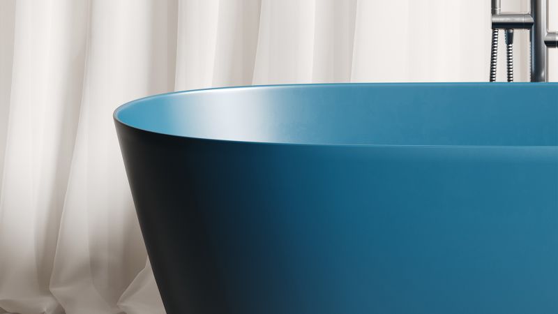 Ванна из искусственного камня Salini Sofia Light S-Sense 103611GRF 165x75см без перелива RAL полностью