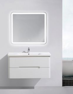 Тумба под раковину BelBagno подвесная 100x55см Bianco Frassinato SOFT-1000-2C-SO-BF
