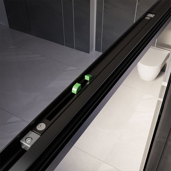 Душевая дверь Veconi Premium Trento PTD-30B, 1500х2000, черный матовый, стекло прозрачное Душевая дверь Veconi Premium Trento PTD-30B, 1500х2000, черный матовый, стекло прозрачное