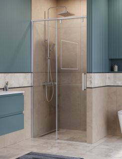 Душевая дверь BelBagno SOFT_CLOSE-1-BF-1-110-C-Cr хром