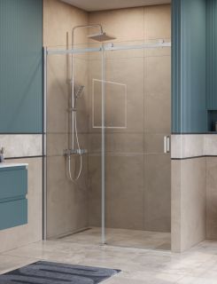 Душевая дверь BelBagno SOFT_CLOSE-2-BF-1-150-C-Cr хром