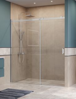 Душевая дверь BelBagno SOFT_CLOSE-2-BF-1-180-C-Cr хром