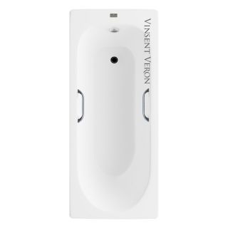 Ванна чугунная Vinsent Veron Soissons VCN1707042H/VH0012CH с ручками хром 170х70 см