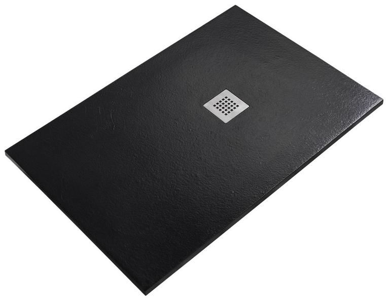 Душевой поддон Starohome Solid 1237837 140x80см чёрный матовый