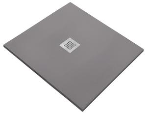 Душевой поддон Starohome Solid 1237829 80x80см серый матовый
