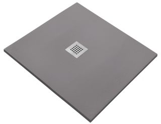 Душевой поддон Starohome Solid 1237829 80x80см серый матовый Душевой поддон Starohome Solid 1237829 80x80см серый матовый
