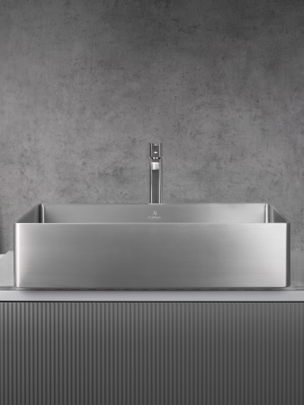 Раковина AltroBagno Solido 001022 MtGr из нержавеющей стали сталь оружейная Раковина AltroBagno Solido 001022 MtGr из нержавеющей стали сталь оружейная