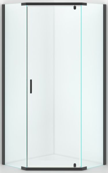 Душевой уголок Berges Solo T Black 90x90см чёрный матовый 061106