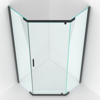 Душевой уголок Berges Solo T Black 100x100см чёрный матовый 061110