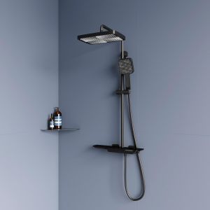 Душевая стойка RGW SP-34B 51140134-04 с термостатом чёрный