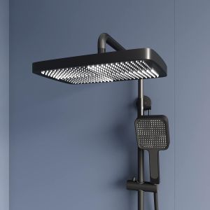 Душевая стойка RGW SP-34B 51140134-04 с термостатом чёрный