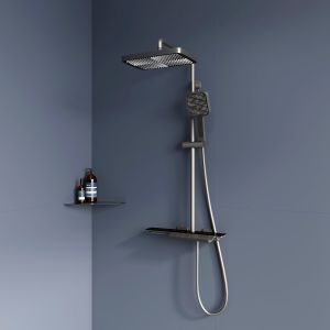 Душевая стойка RGW SP-34Gr 51140134-11 с термостатом серый