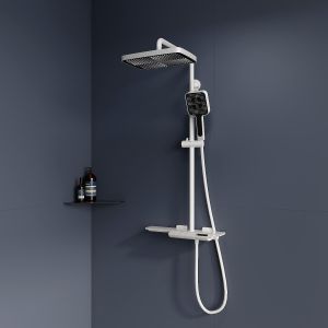 Душевая стойка RGW SP-34W 51140134-03 с термостатом белый
