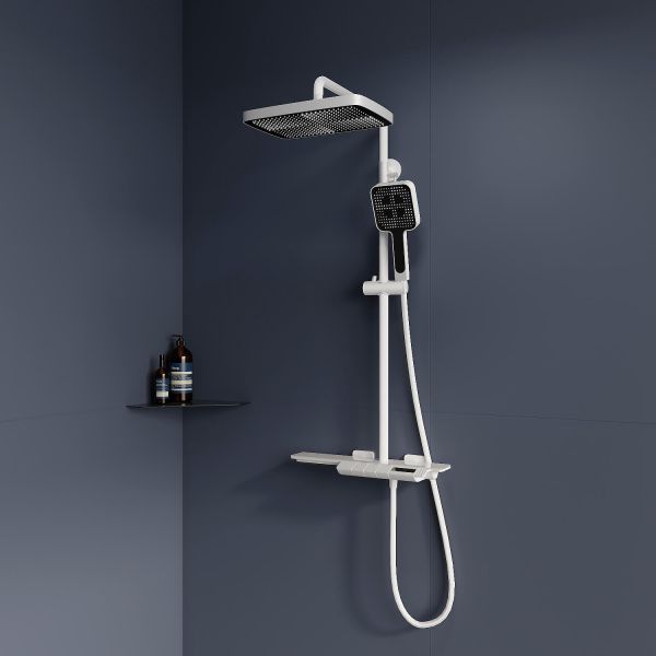 Душевая стойка RGW SP-34W 51140134-03 с термостатом белый